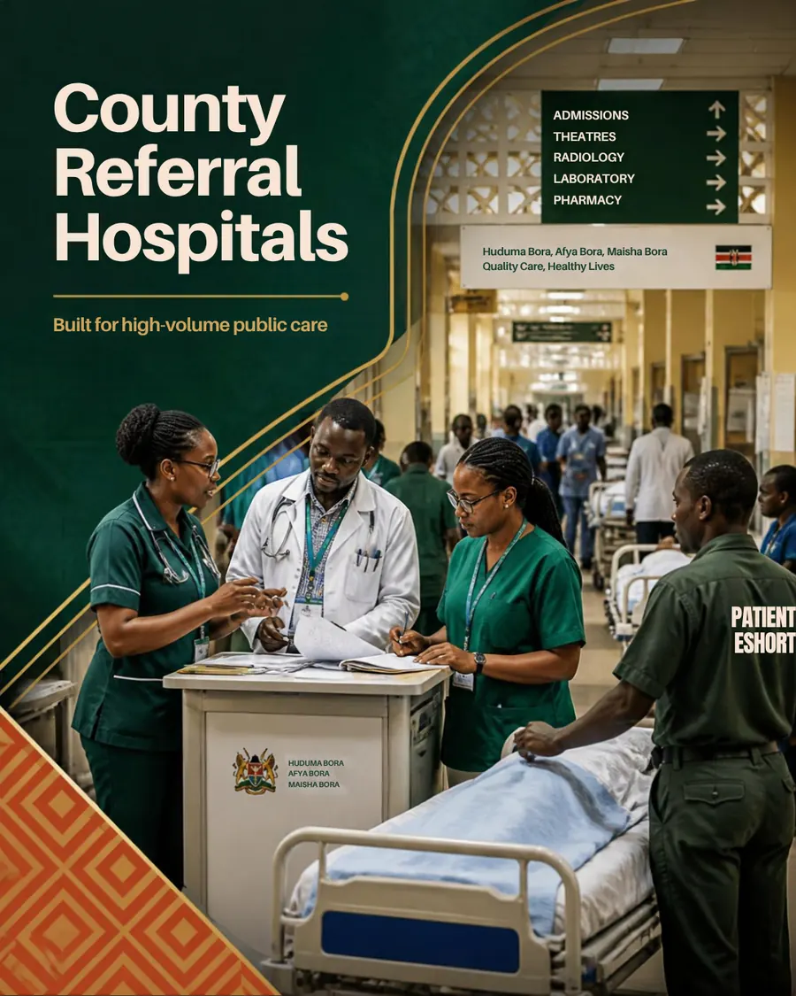 County Referral Hospitals — Ecare HMIS